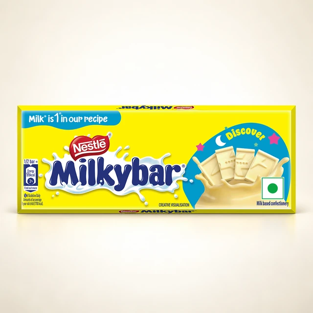 Front packaging of Nestlé Milkybar Yummy Creamy Treat Made with Milk — 21 g