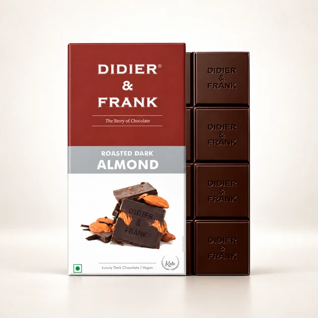 Didier & Frank Almond Dark Chocolate Bar, 40 g