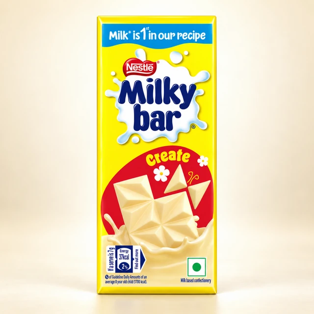 Front packaging of Nestlé Milkybar Creamy Milky Treat — 42 g