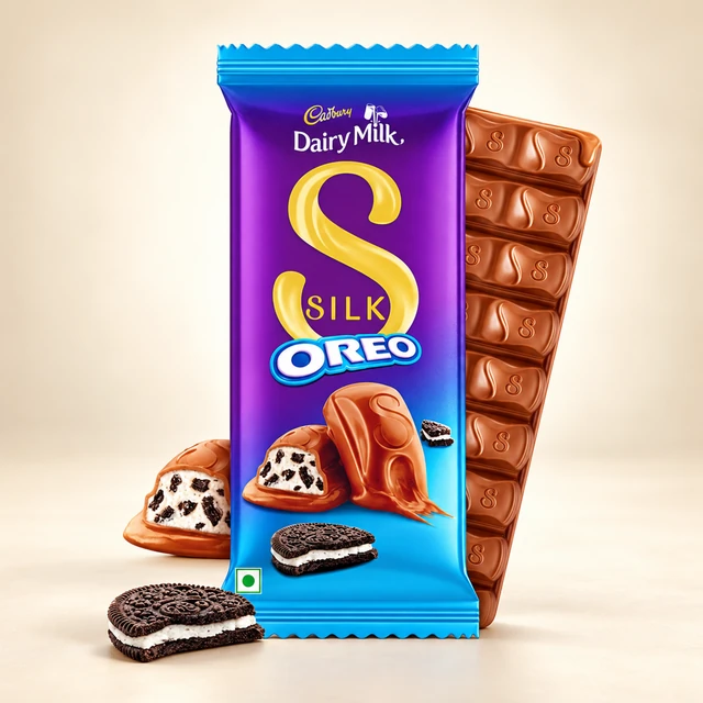 Cadbury Dairy Milk Silk Oreo Chocolate Bar, 58.5 g