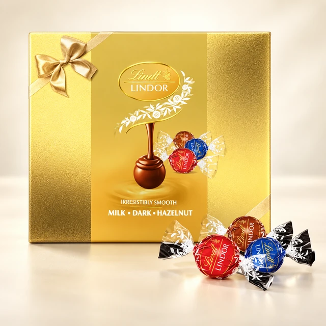 Lindt Lindor Assorted Chocolate Gift Pack — 75 g (6 Pieces)